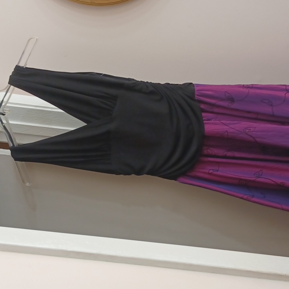 Deep V and Flair Dress By S.L. Fashion